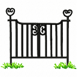 Garden Barriers Embroidery Design 6 Garden Barriers Embroidery Design 6